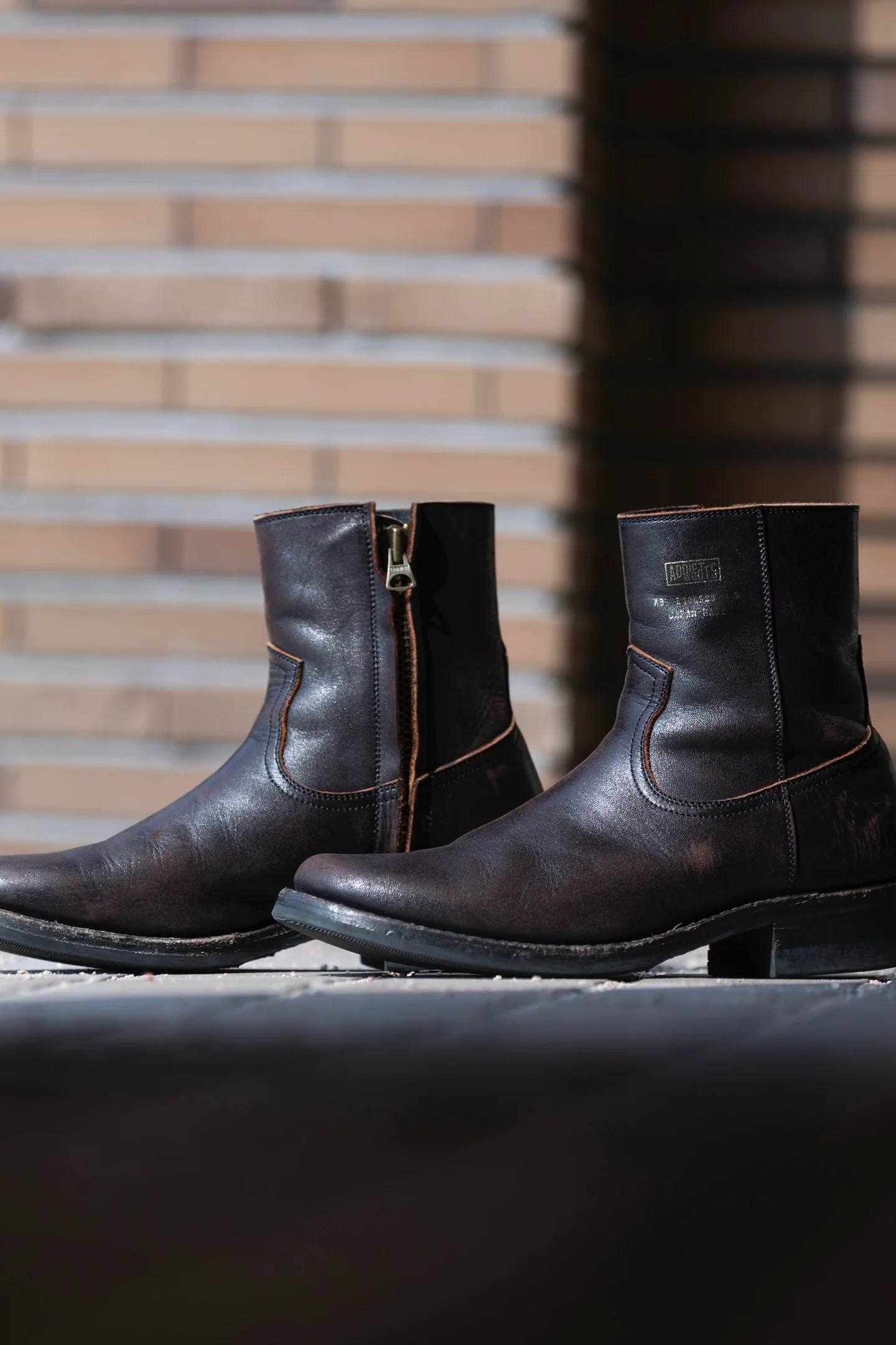 AB-05H-CL HORSEHIDE ZIP WESTERN BOOTS - Image 10