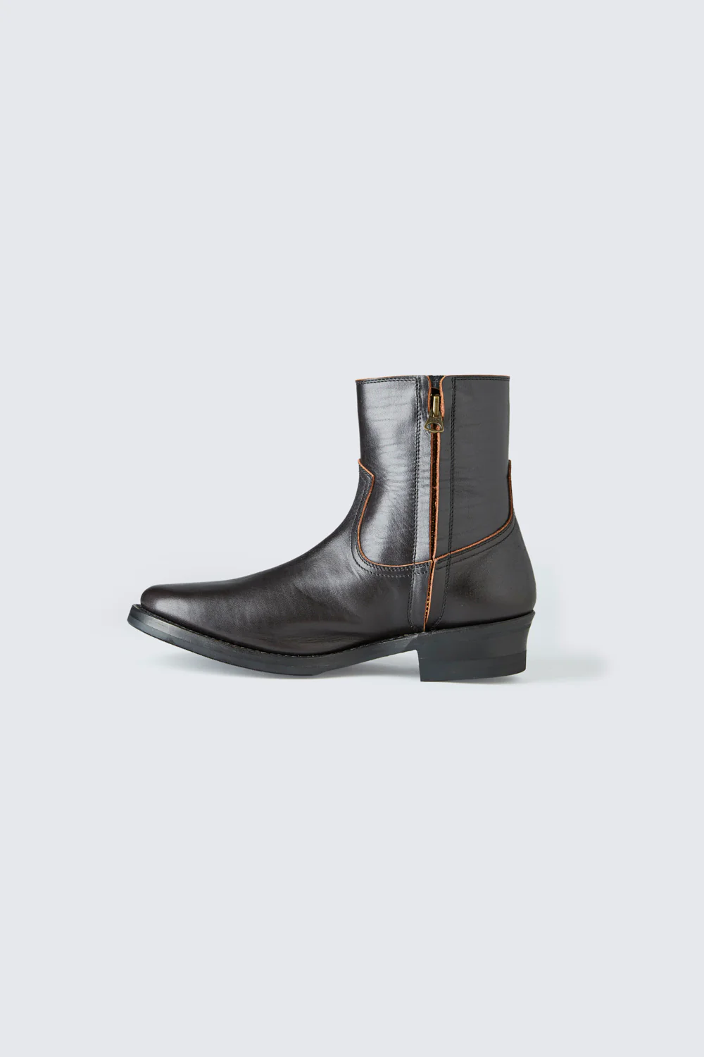 AB-05H-CL HORSEHIDE ZIP WESTERN BOOTS - Image 4