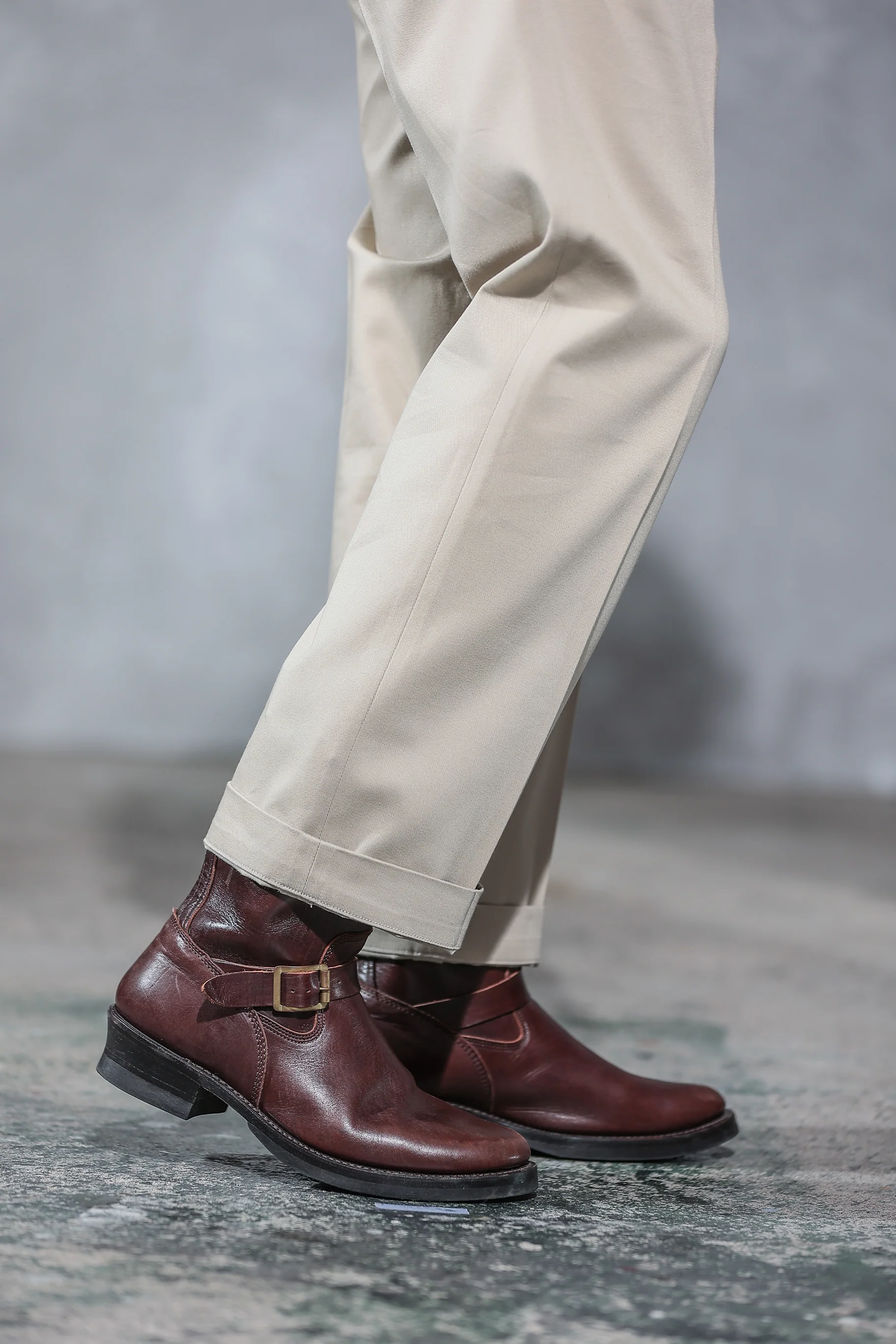 AB-01H-CL HORSEHIDE ENGINEER BOOTS NARROW - Image 8