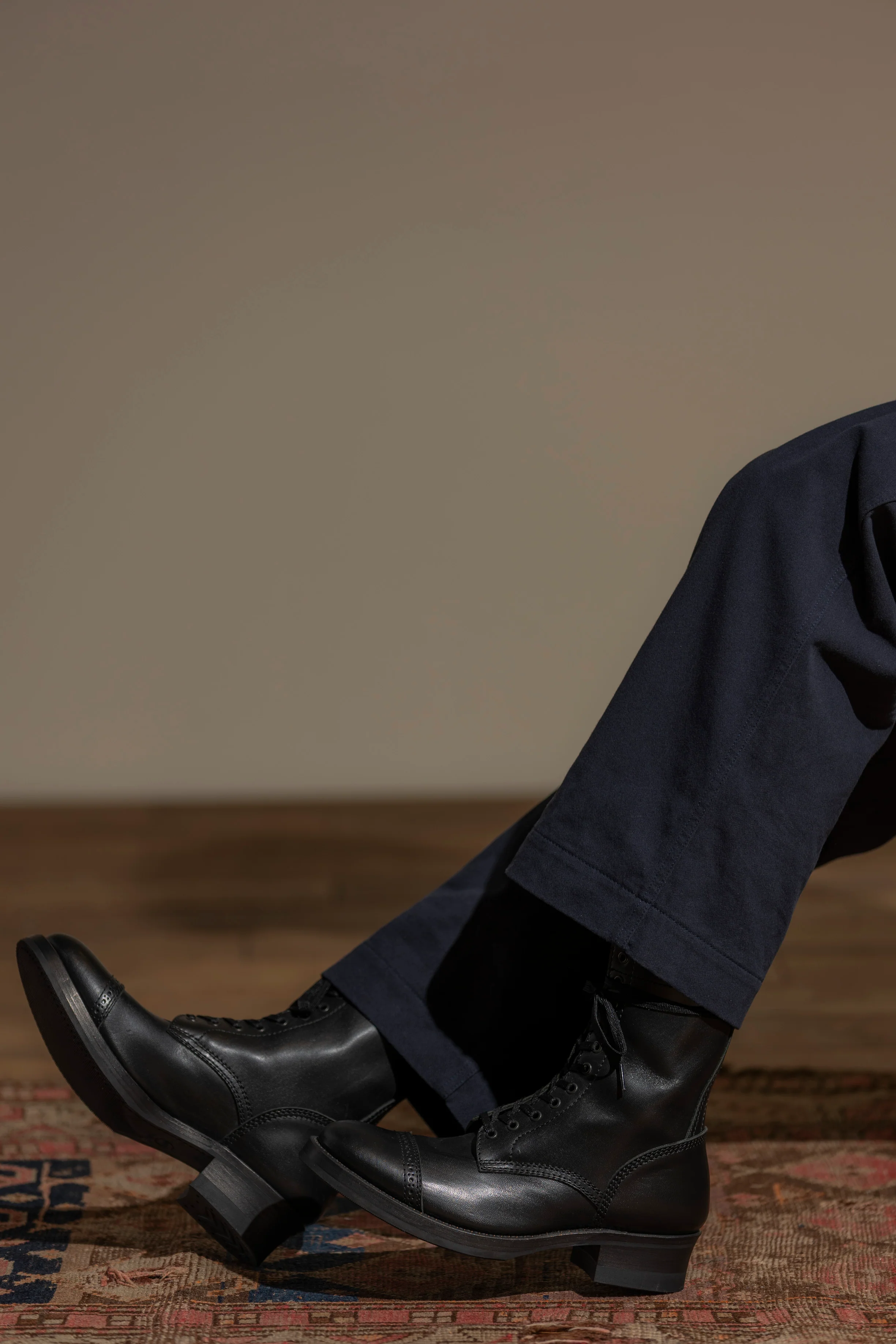 AB-02CLH-ST HORSEHIDE CAP TOE LACE-UP LONG - Image 9