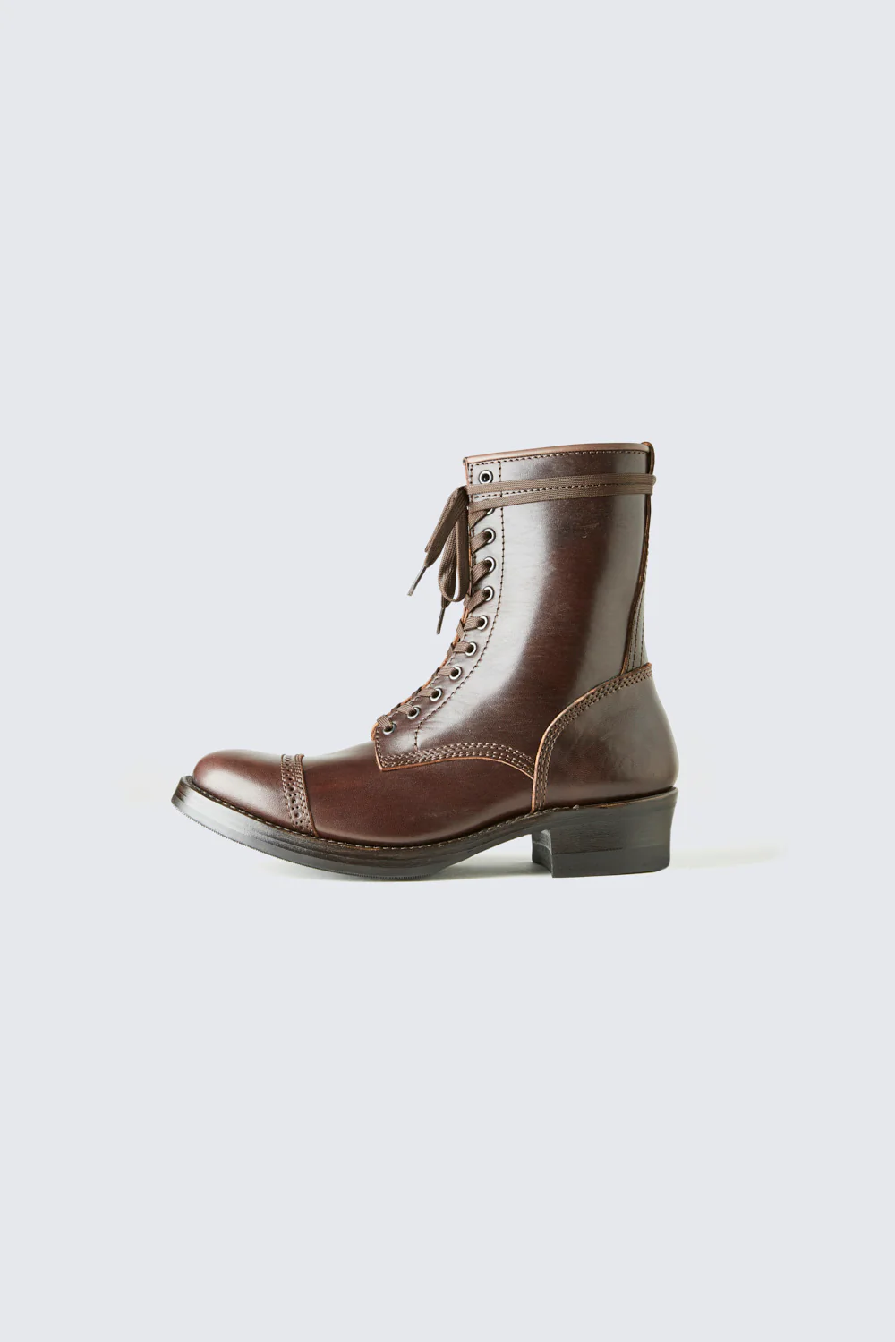AB-02CLH-ST HORSEHIDE CAP TOE LACE-UP LONG - Image 3