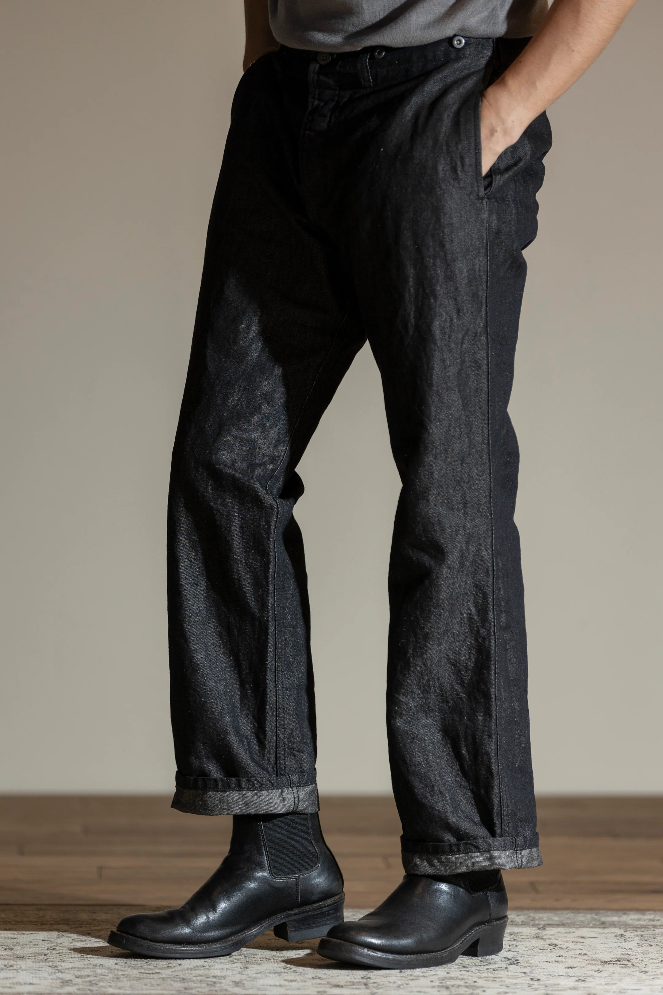 AB-03H-ST HORSEHIDE CHELSEA BOOTS - Image 7