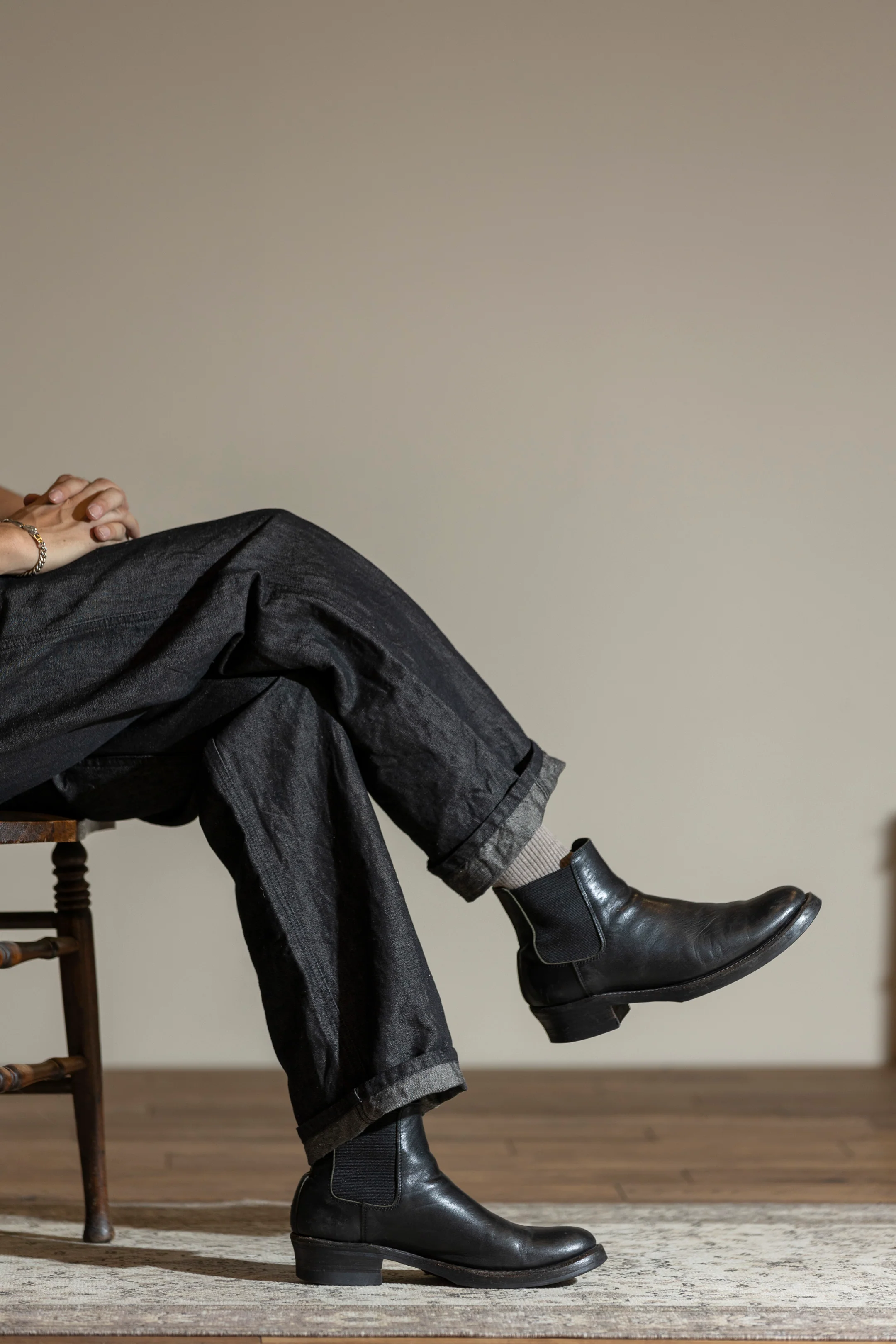 AB-03H-ST HORSEHIDE CHELSEA BOOTS - Image 8