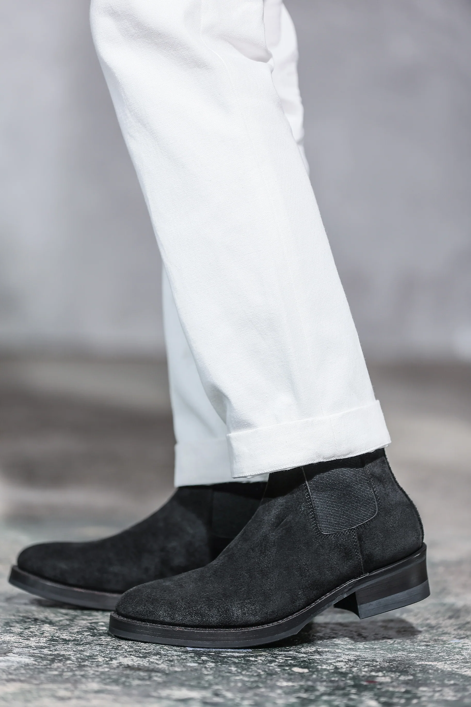AB-03SS-ST STEER SUEDE CHELSEA BOOTS - Image 7