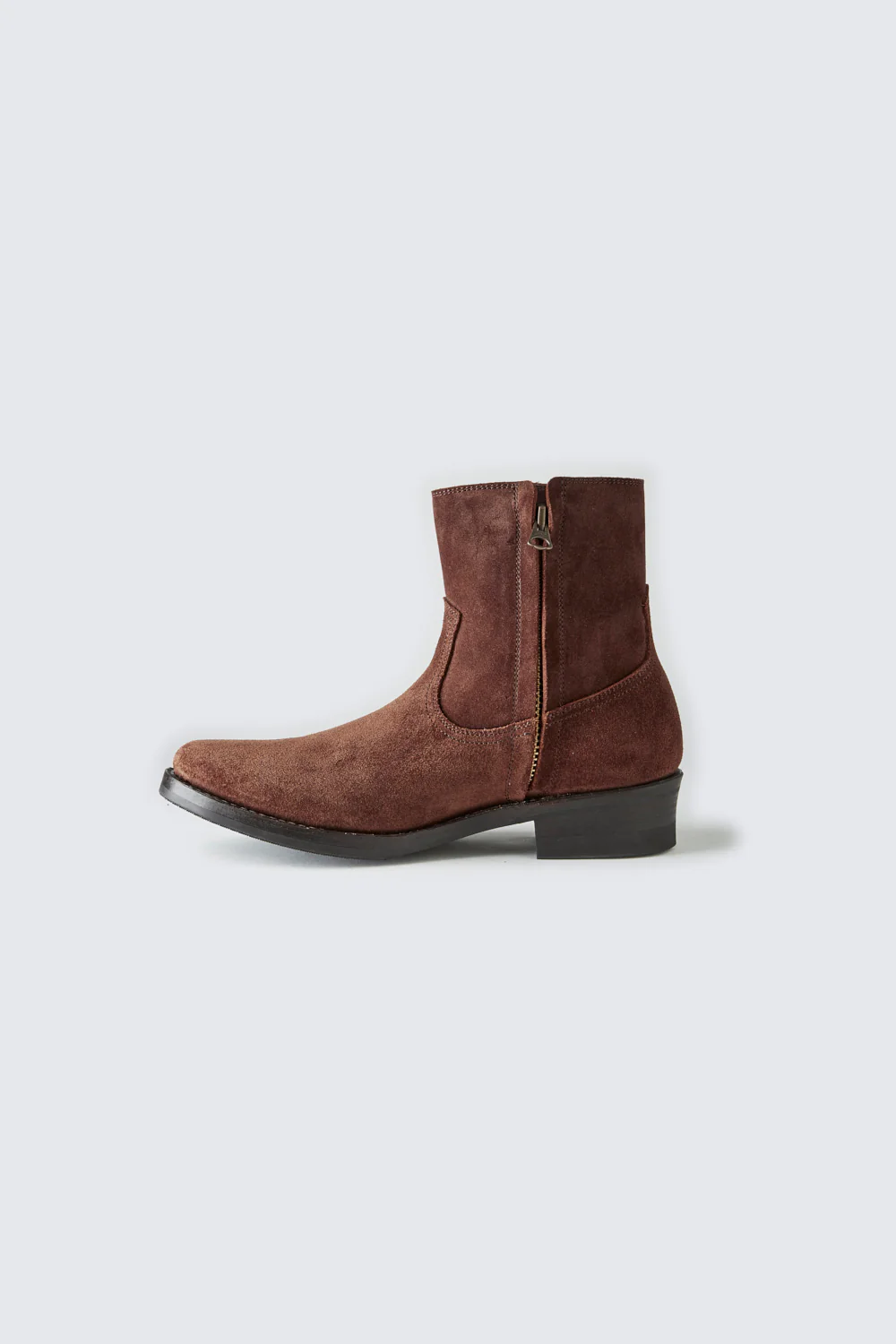 AB-05SS-CL STEERSUEDE ZIP WESTERN BOOTS - Image 4
