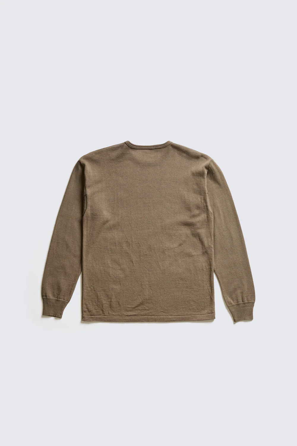 ACV-KNS01 COTTON LINEN RAMIE CREW NECK LONG SLEEVE KNIT TEE - Image 4