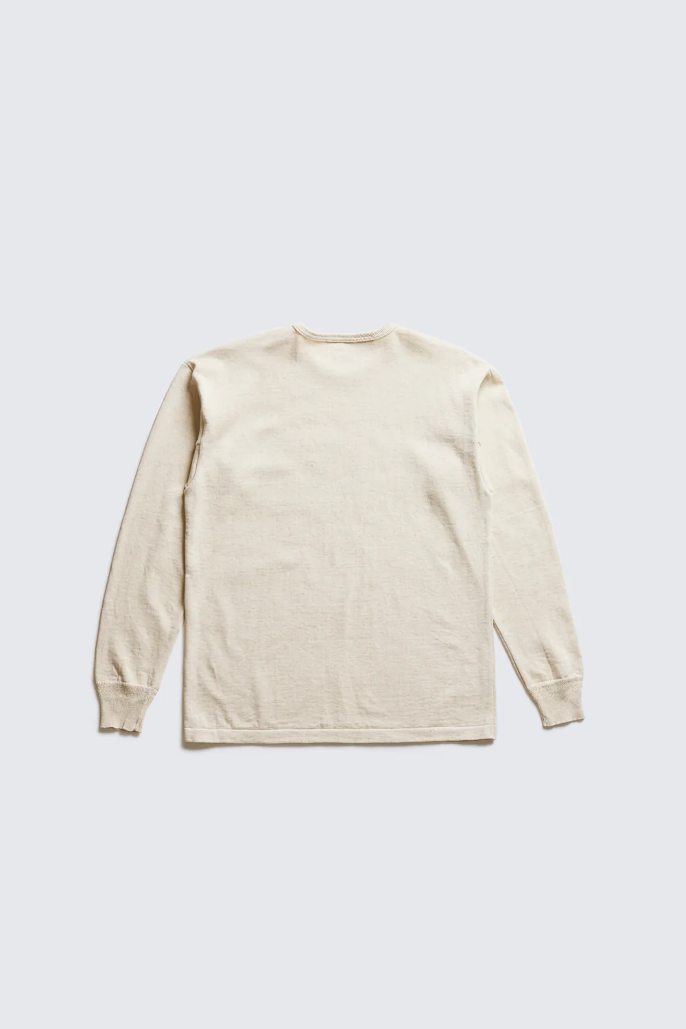 ACV-KNS01 COTTON LINEN RAMIE CREW NECK LONG SLEEVE KNIT TEE - Image 8