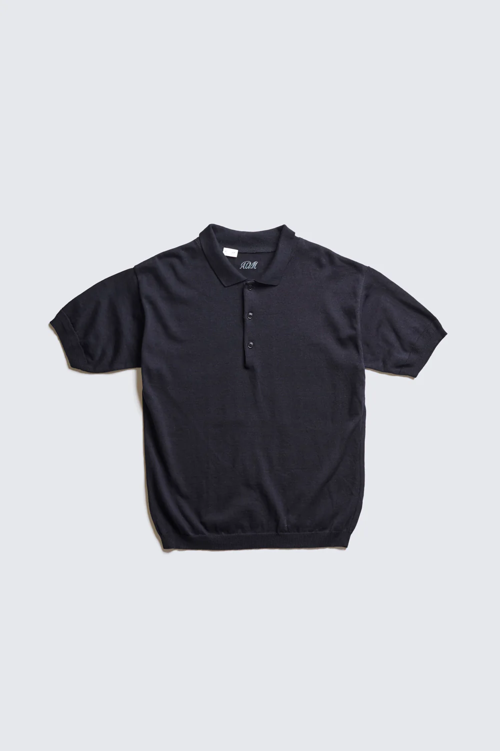 ACV-KNS03SS COTTON LINEN RAMIE SHORT SLEEVE KNIT POLO - Image 3