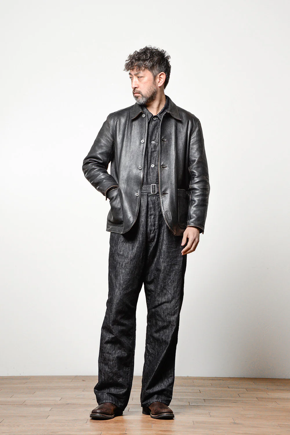 ACV-LJK03S SHEEPSKIN COVERALL - Image 3