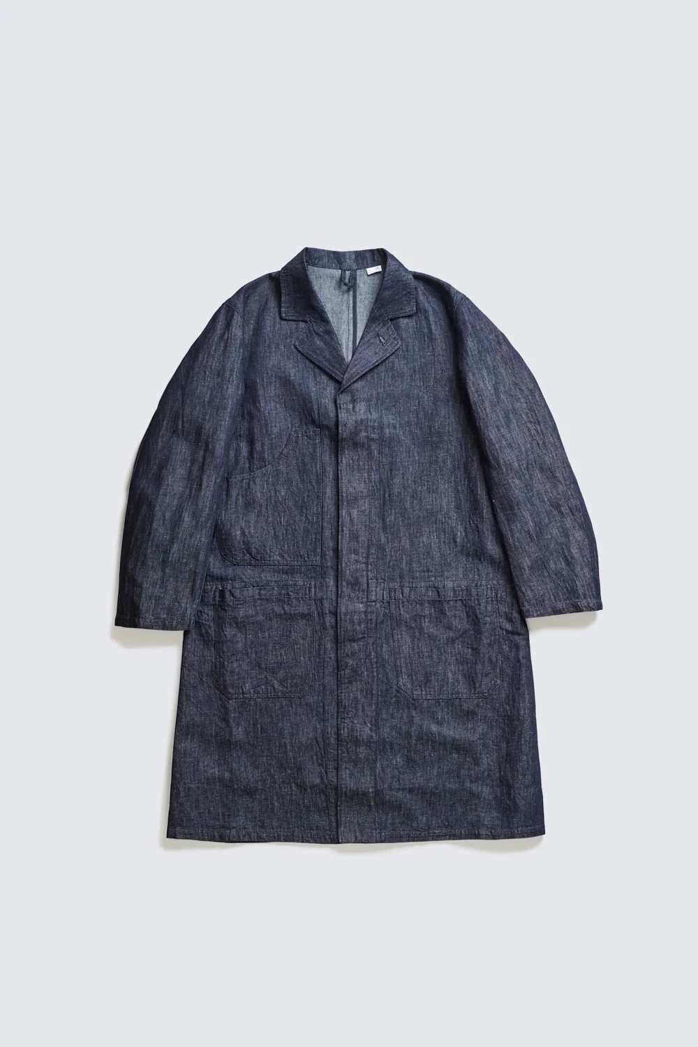 ACV-SCT01CLD COTTON LINEN DENIM WORK COAT - Image 3