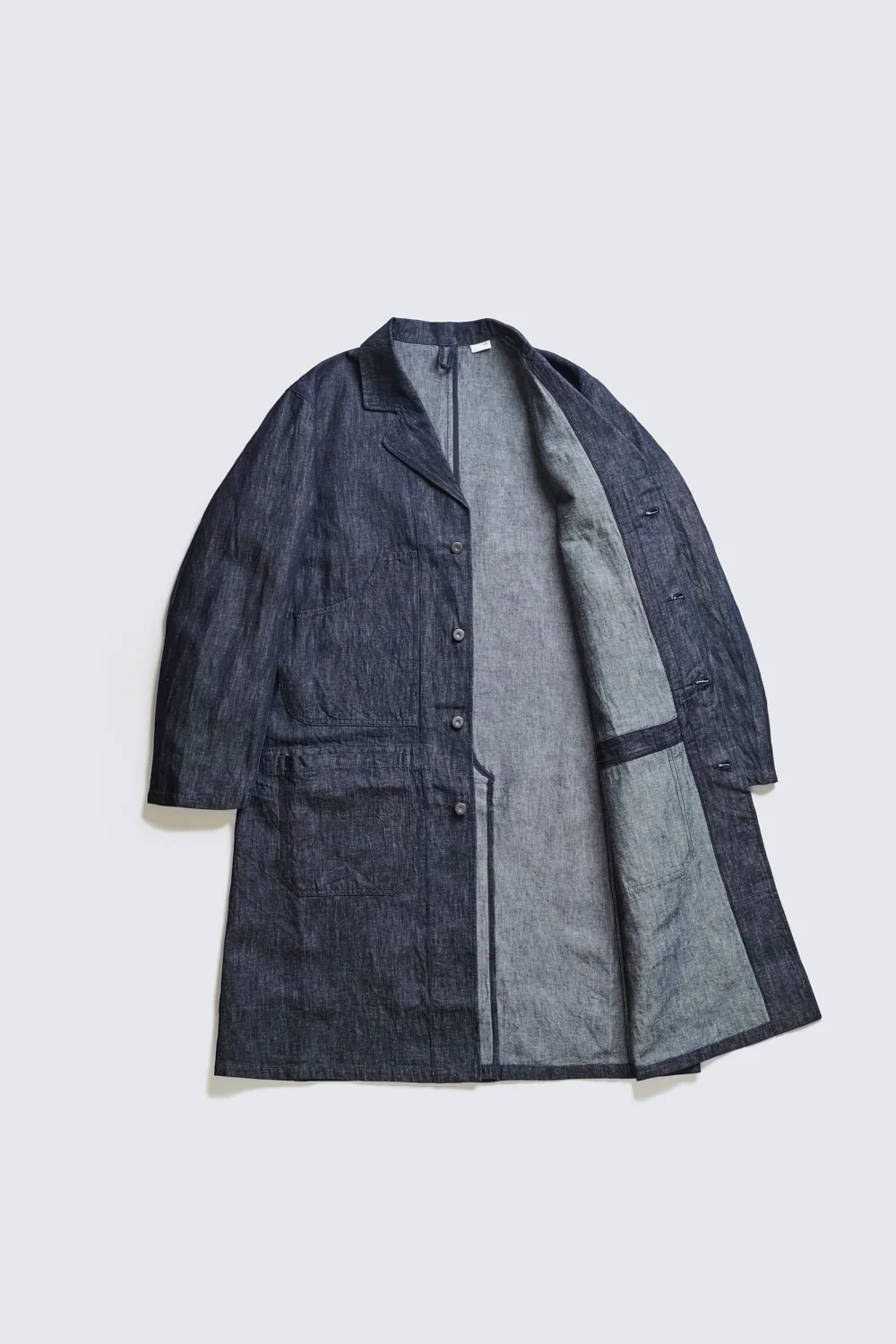 ACV-SCT01CLD COTTON LINEN DENIM WORK COAT - Image 5