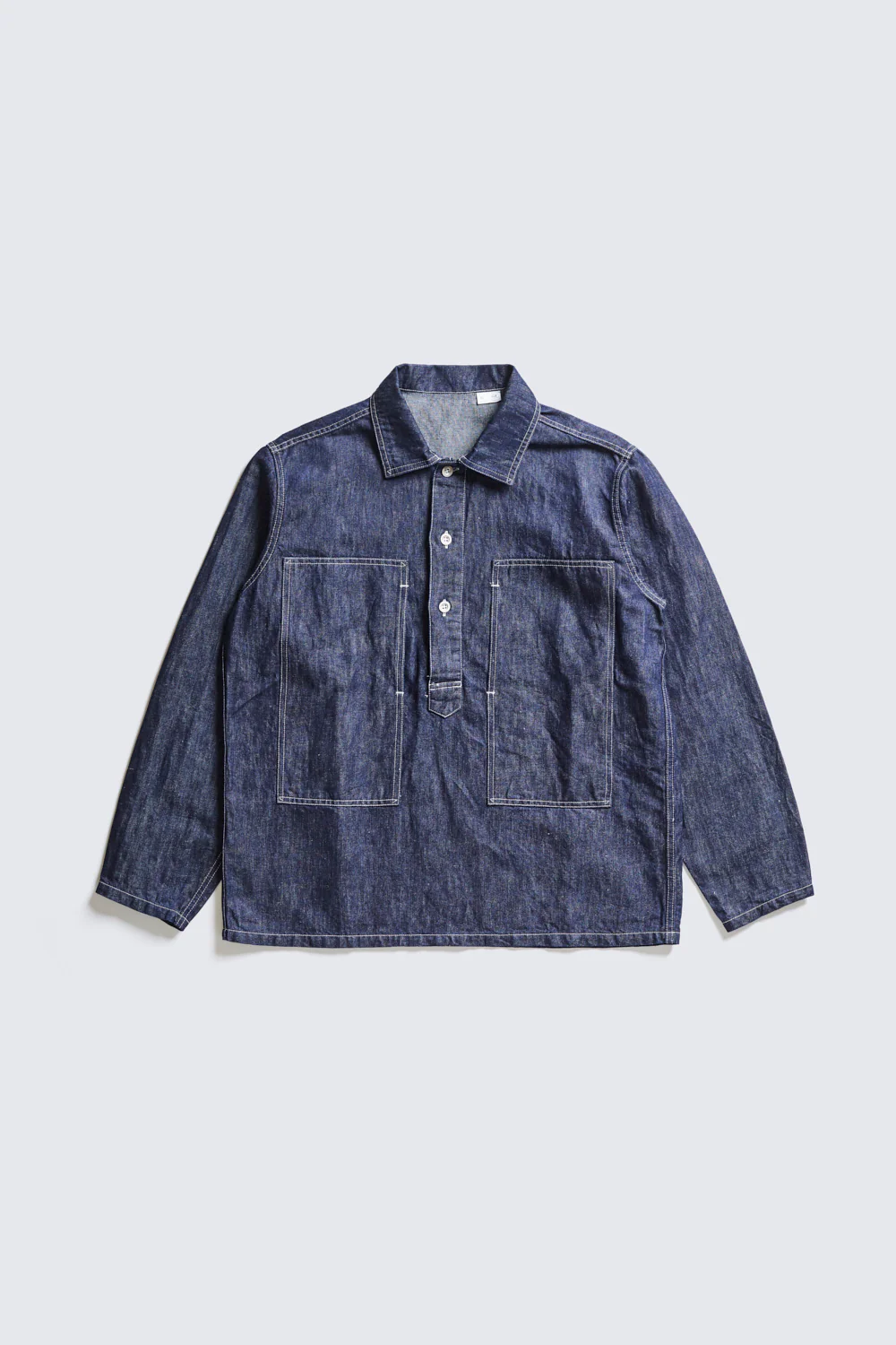 ACV-SJK04CLD COTTON LINEN DENIM PULLOVER JACKET - Image 3