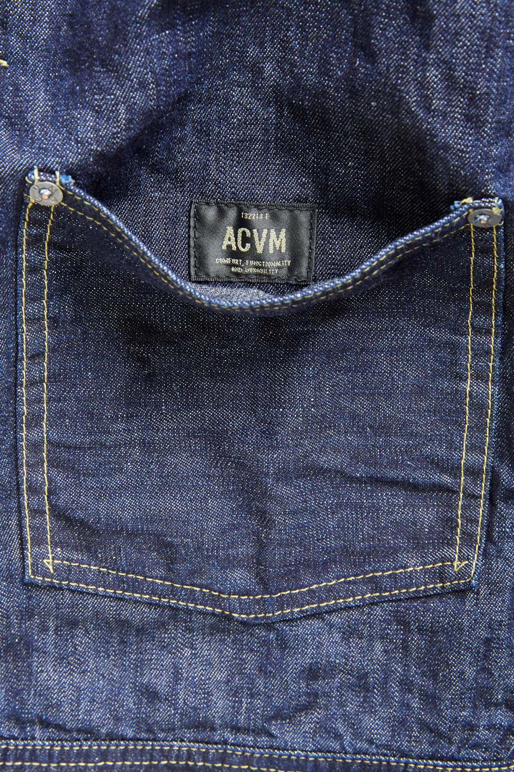 ACV-JK07CLD COTTON LINEN DENIM SHORT WORK JACKET - Image 5
